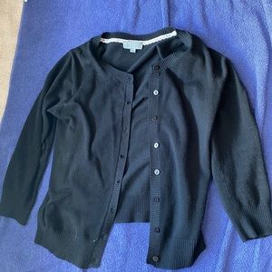 Black cardigan